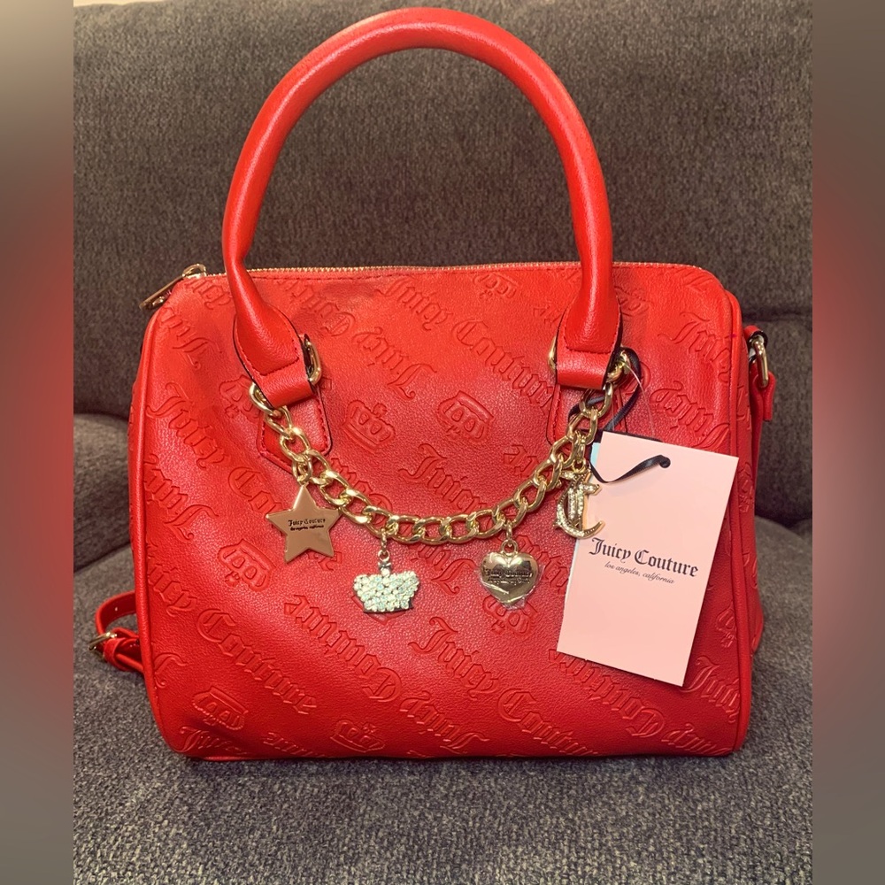 Juicy Couture Red Satchel Bag
